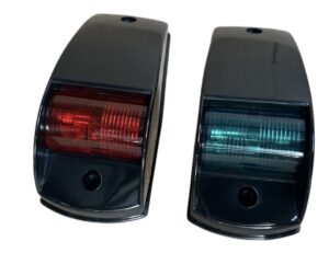 Navigation Lights Side Mount Black - 2 pack