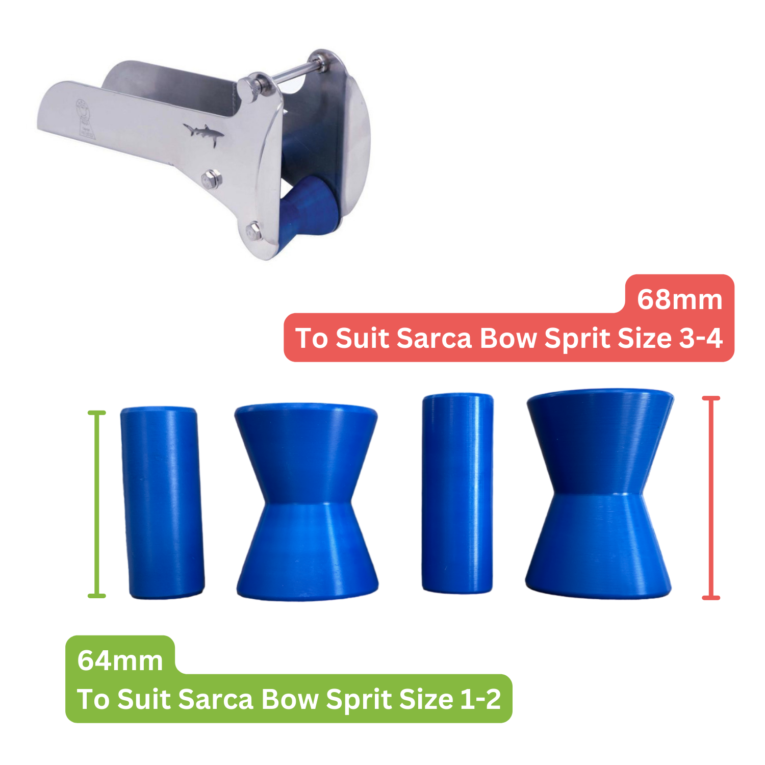 Replacement Rollers for Sarca Bow Sprit 3-4 (Set of 2) - Image 3