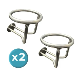 2 x Boat Cup Holders - 90mm cup width
