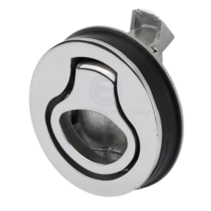 Flush Lift Ring Pull Door Catch (62mm)