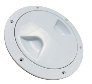 Round Inspection Port - White (150mm)