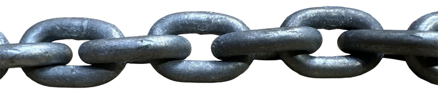 6m x 6mm Short Link Galvanised Anchor Chain - Image 3