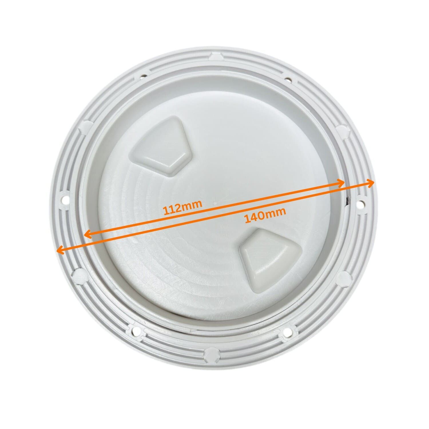 Inspection Port Deck Plate 112mm (4") - White - Image 7