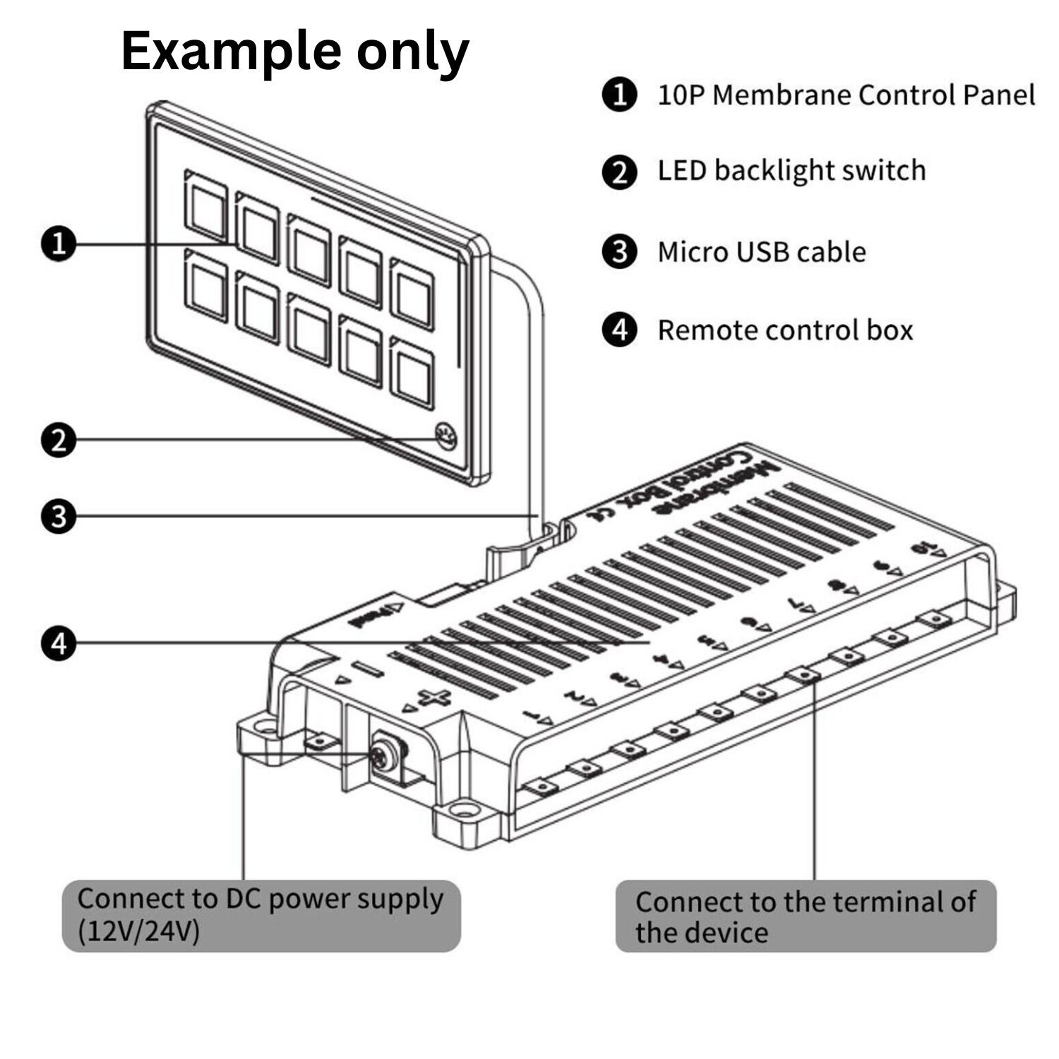 8-Gang Digital Touch Switch Panel Kit - Image 9