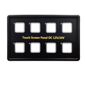 8-Gang Digital Touch Switch Panel Kit
