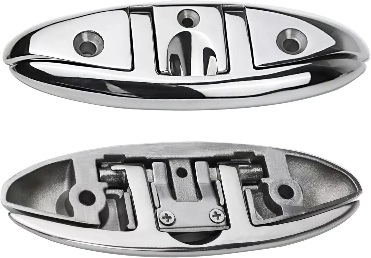 2 x Boat Cleat Folding - 155mm - Image 2