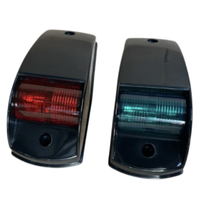 Navigation Lights Side Mount Black - 2 pack - 12v