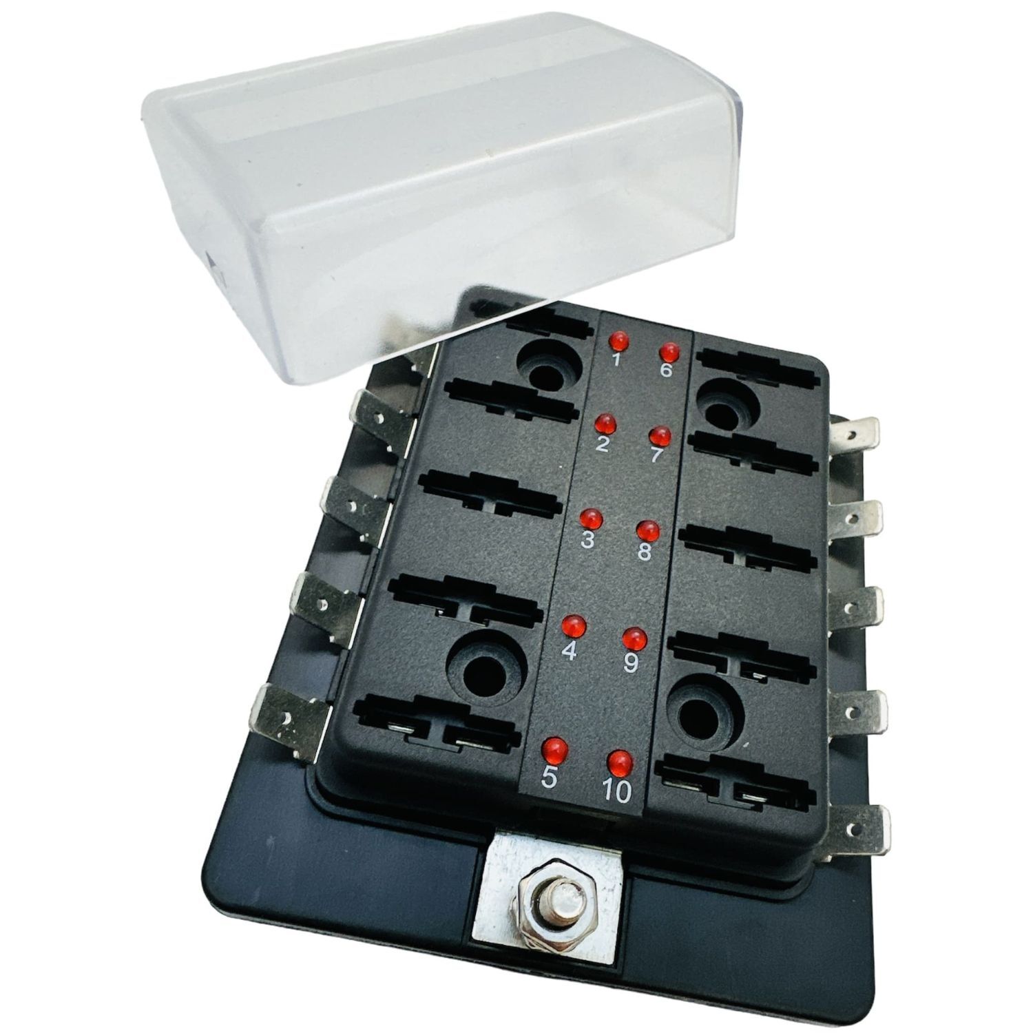 10 Gang Blade Fuse Holder (30A 12V - 32V) - Image 3