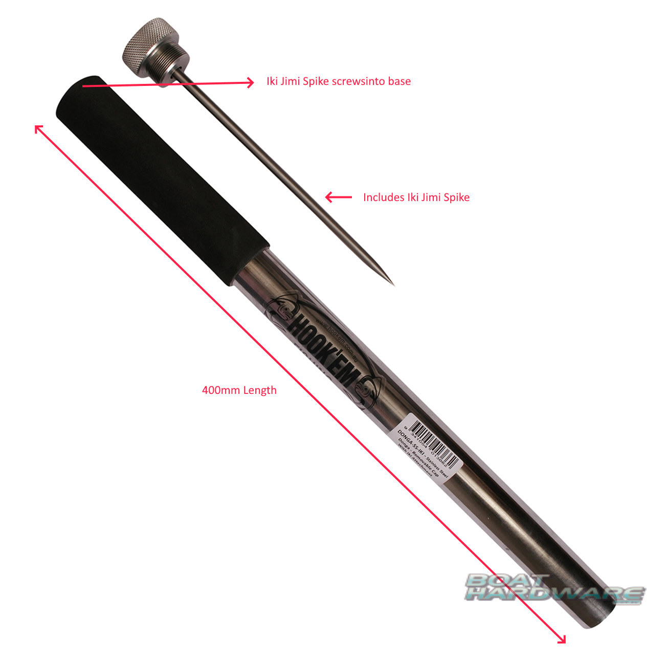 Stainless Steel Donga / Donger – Hook’em Fish Tamer (40cm) - Image 3