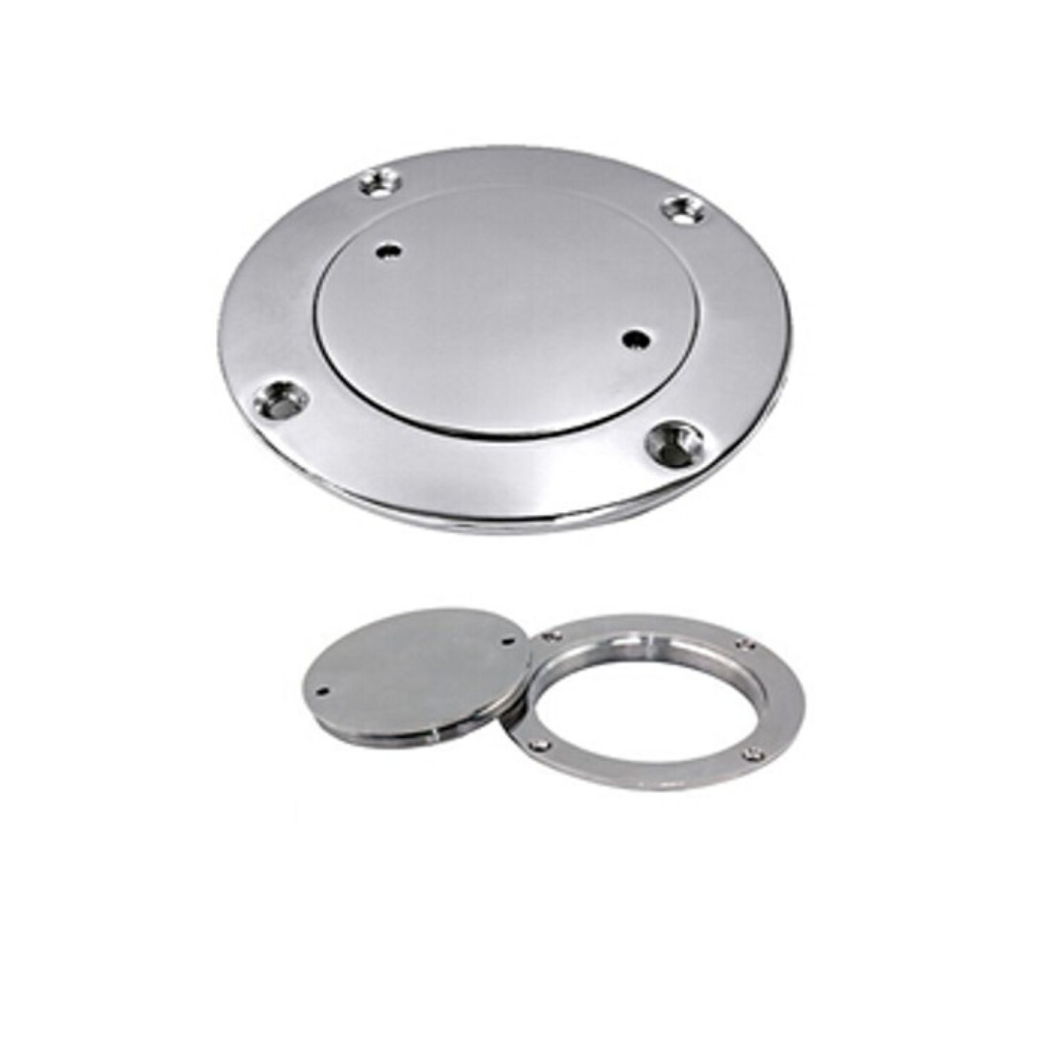 Boat Deck Plate Size 5" (126mm) - Stainless Steel - Image 3