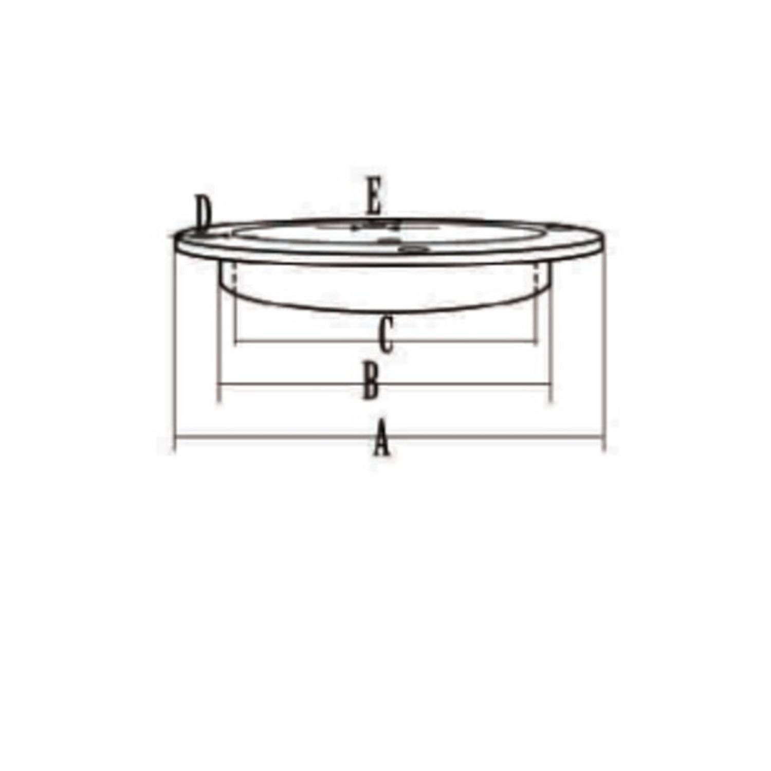 Boat Deck Plate Size 5" (126mm) - Stainless Steel - Image 4
