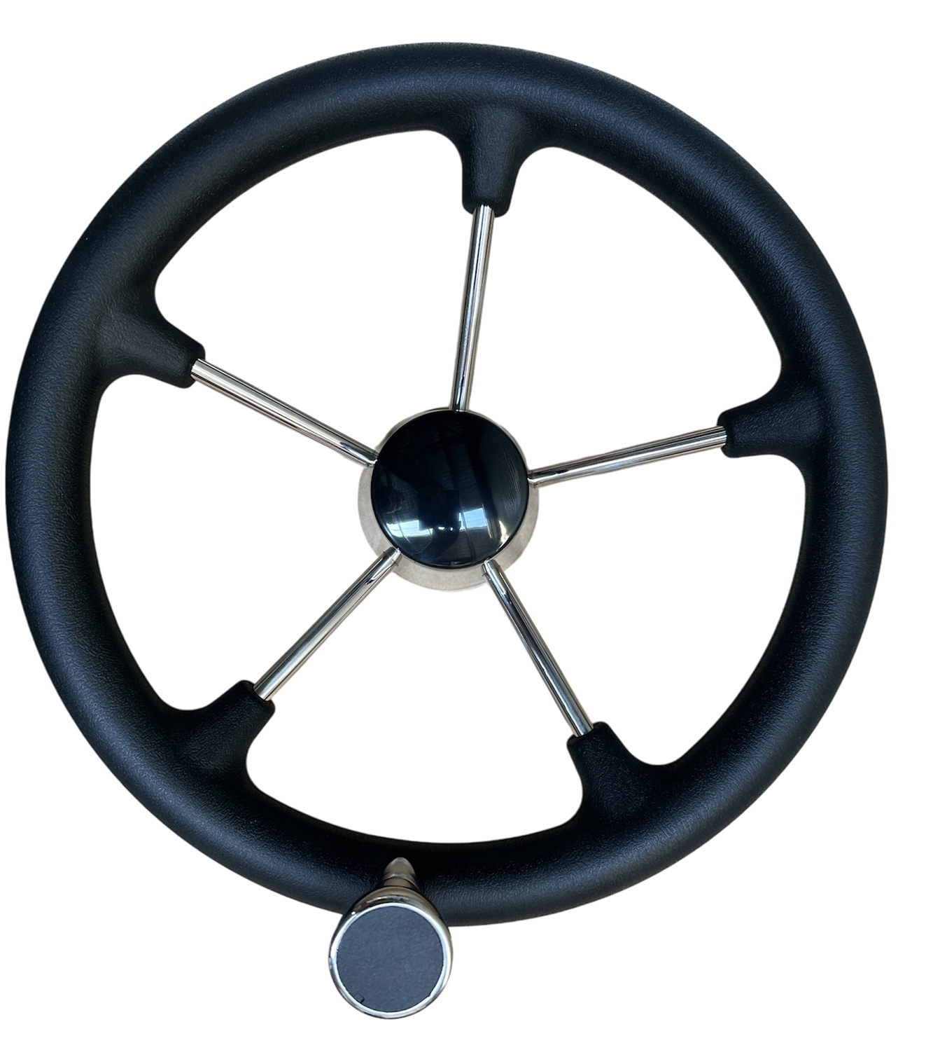 Steering Wheel with Grip and Speed Knob (350mm) - Image 2
