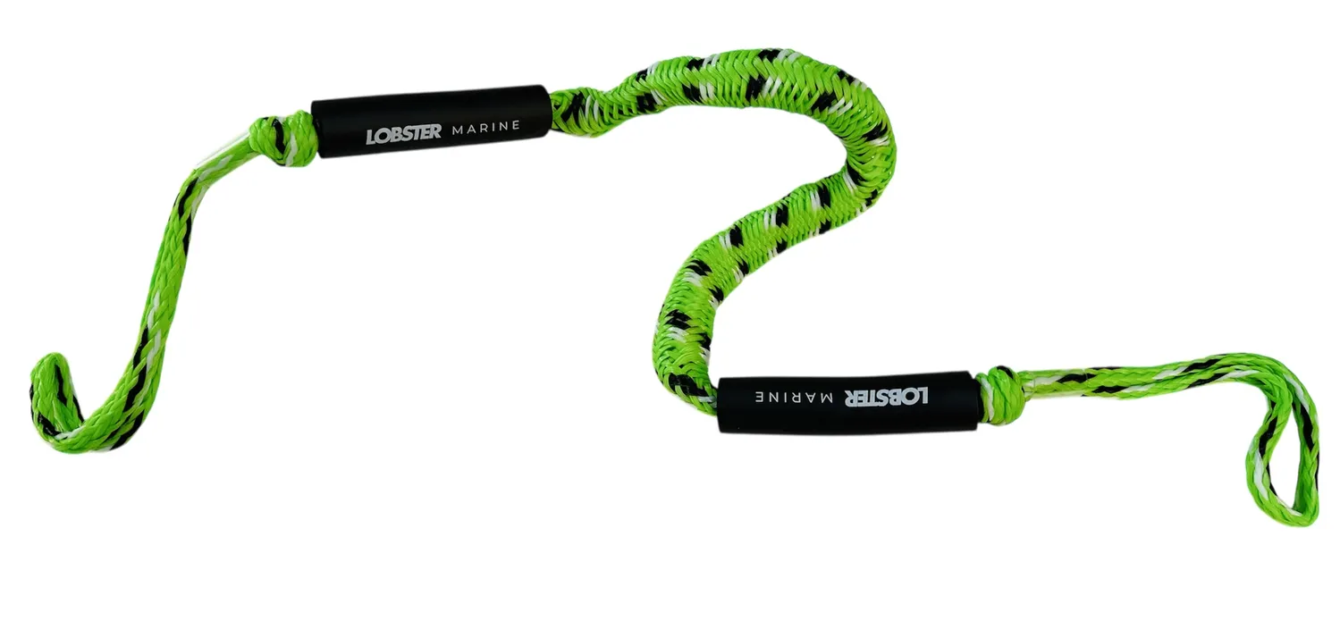 2 x 4ft Bungee Mooring Dock Line - Green - Image 5