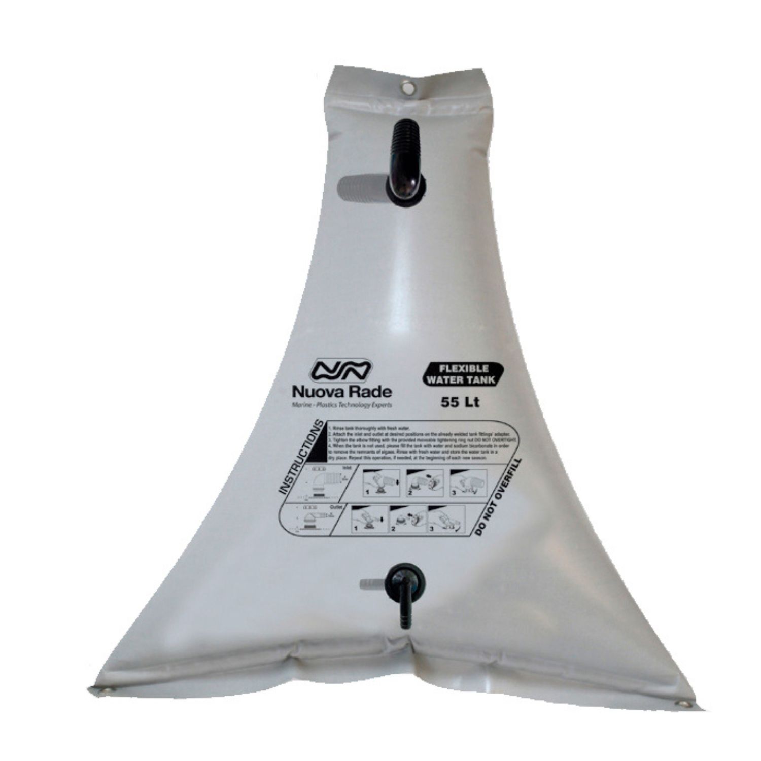 Nuova Rade Flexible Water Tank Triangle 55L