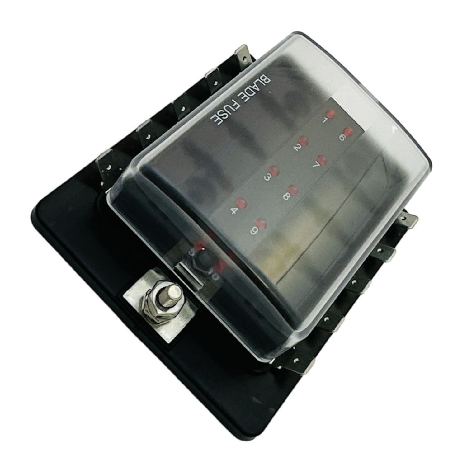 10 Gang Blade Fuse Holder (30A 12V - 32V)