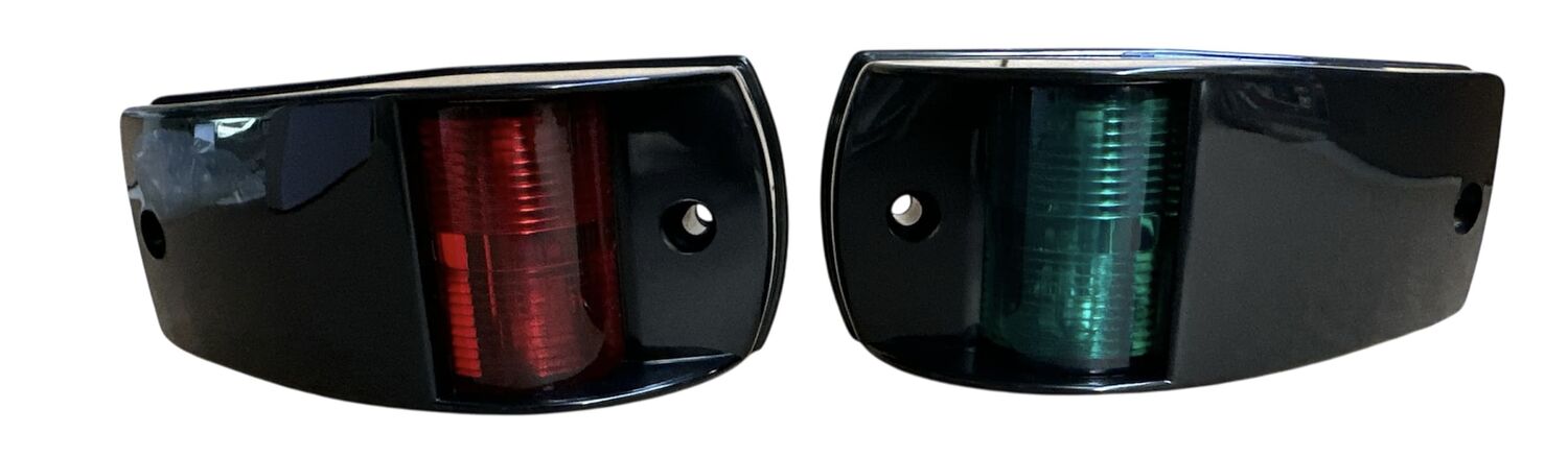 Navigation Lights Side Mount Black - 2 pack - 12v - Image 2
