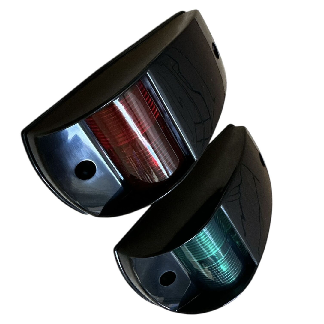 Navigation Lights Side Mount Black - 2 pack - 12v - Image 2