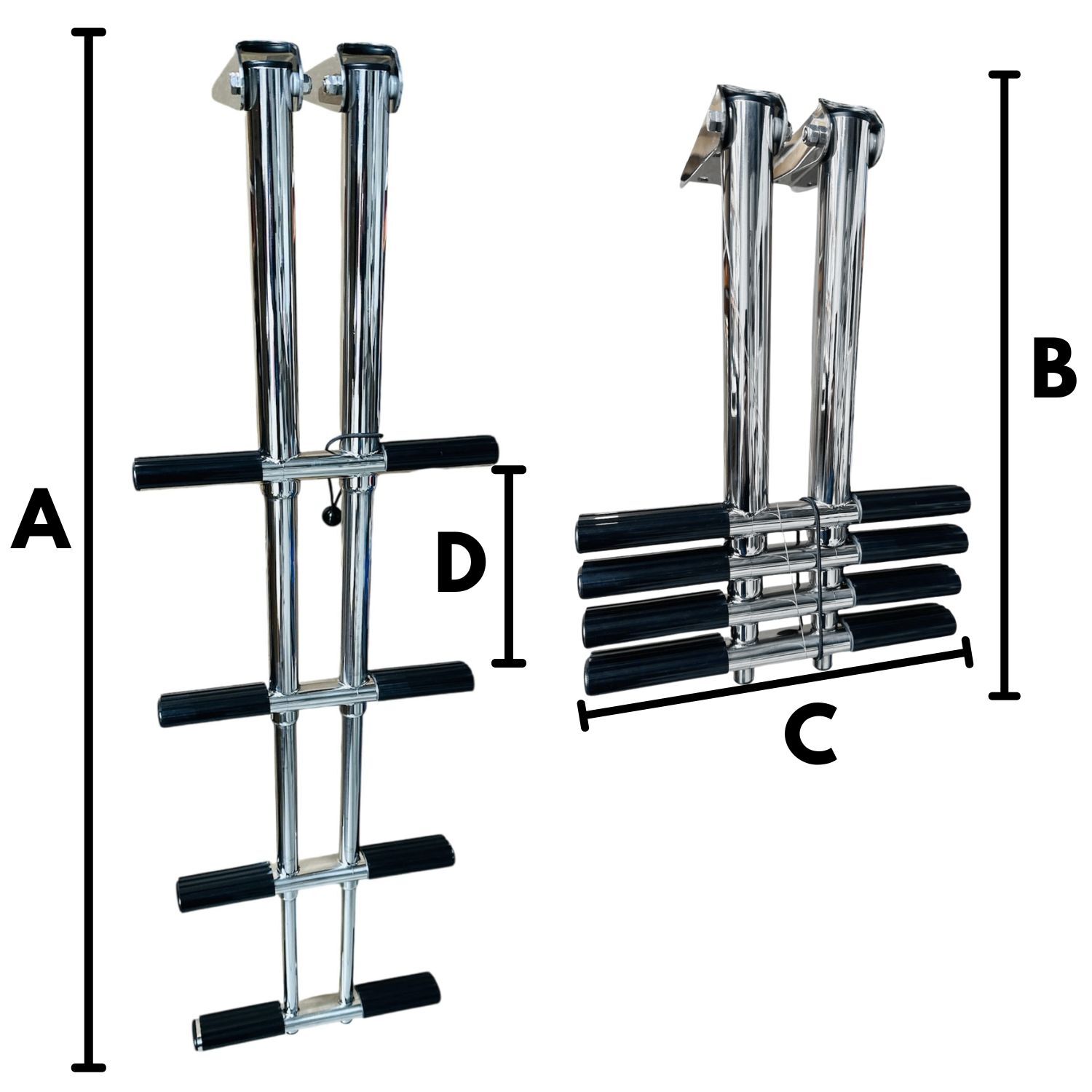Telescopic Boat Ladder - 4 Steps - Dive Style - Image 10