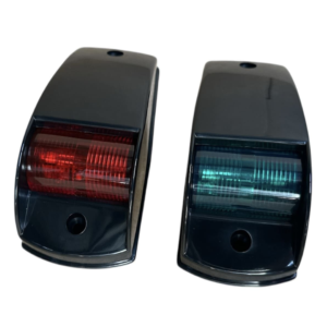 LED Navigation Lights - Side Mount Black