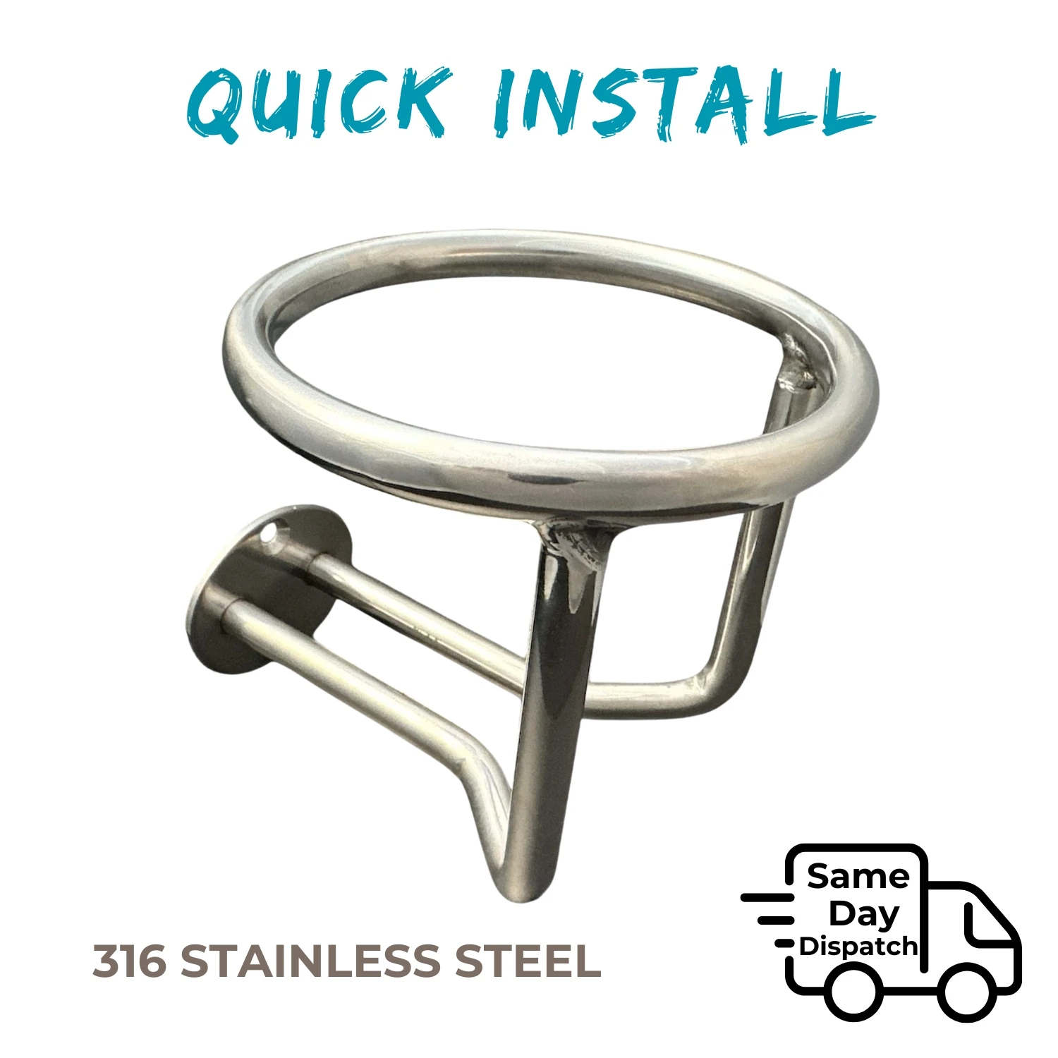 4 x Boat Cup Holder - Deluxe Ring - Image 9
