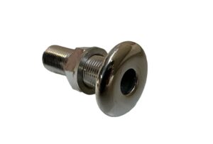 Skin Fittings Stainless Steel 3/8"  (9.5mm) through Hull Outlet