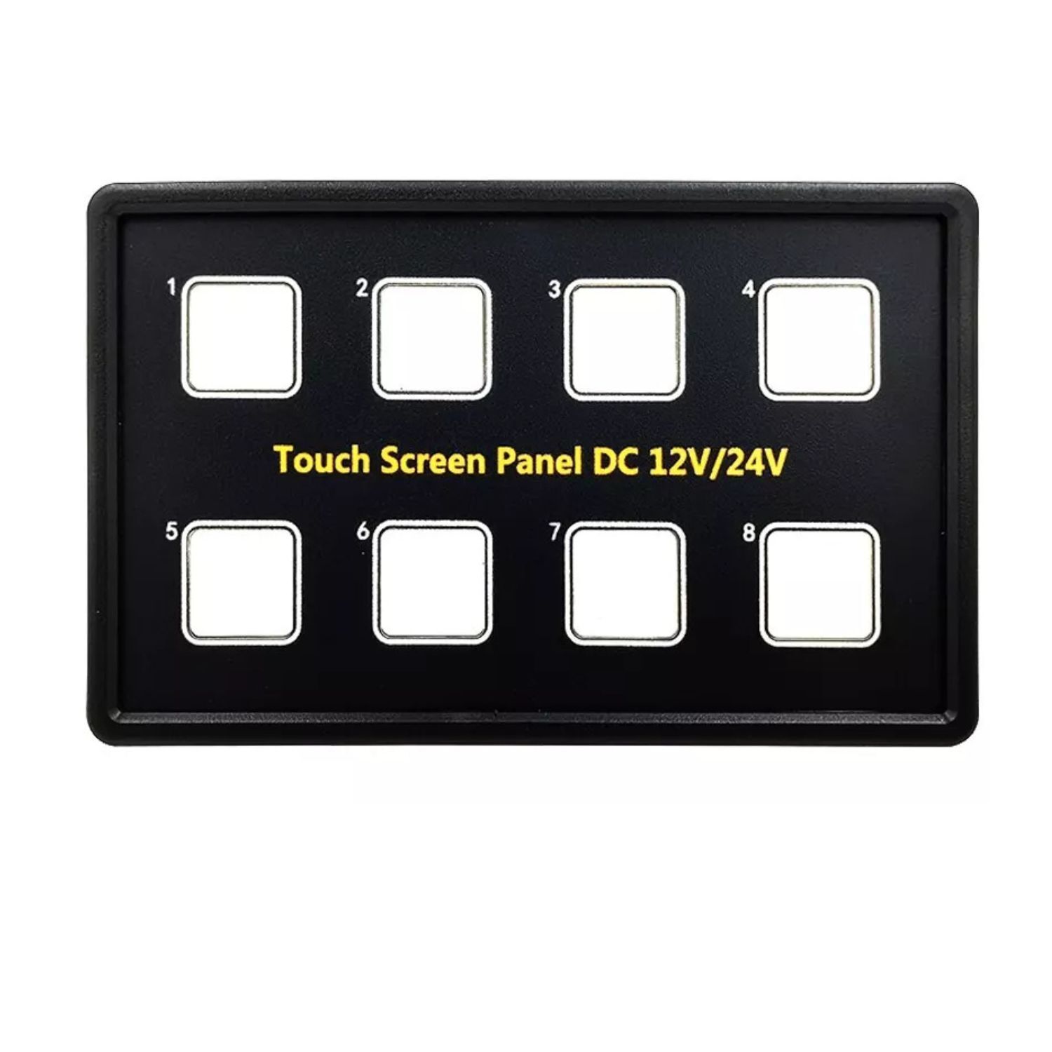 8-Gang Digital Touch Switch Panel Kit