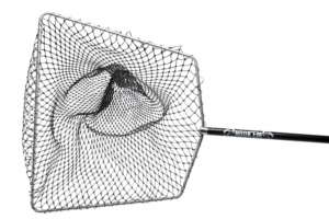 Large Holes Knotless Landing Net – 1m Handle