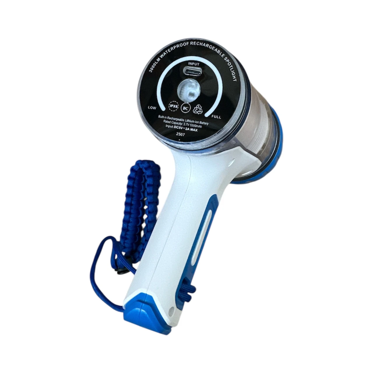 3000LM Rechargeable Waterproof Spotlight - Image 4
