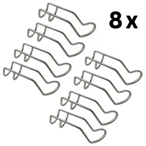 8 x Double Wire Rod Holders - 6mm