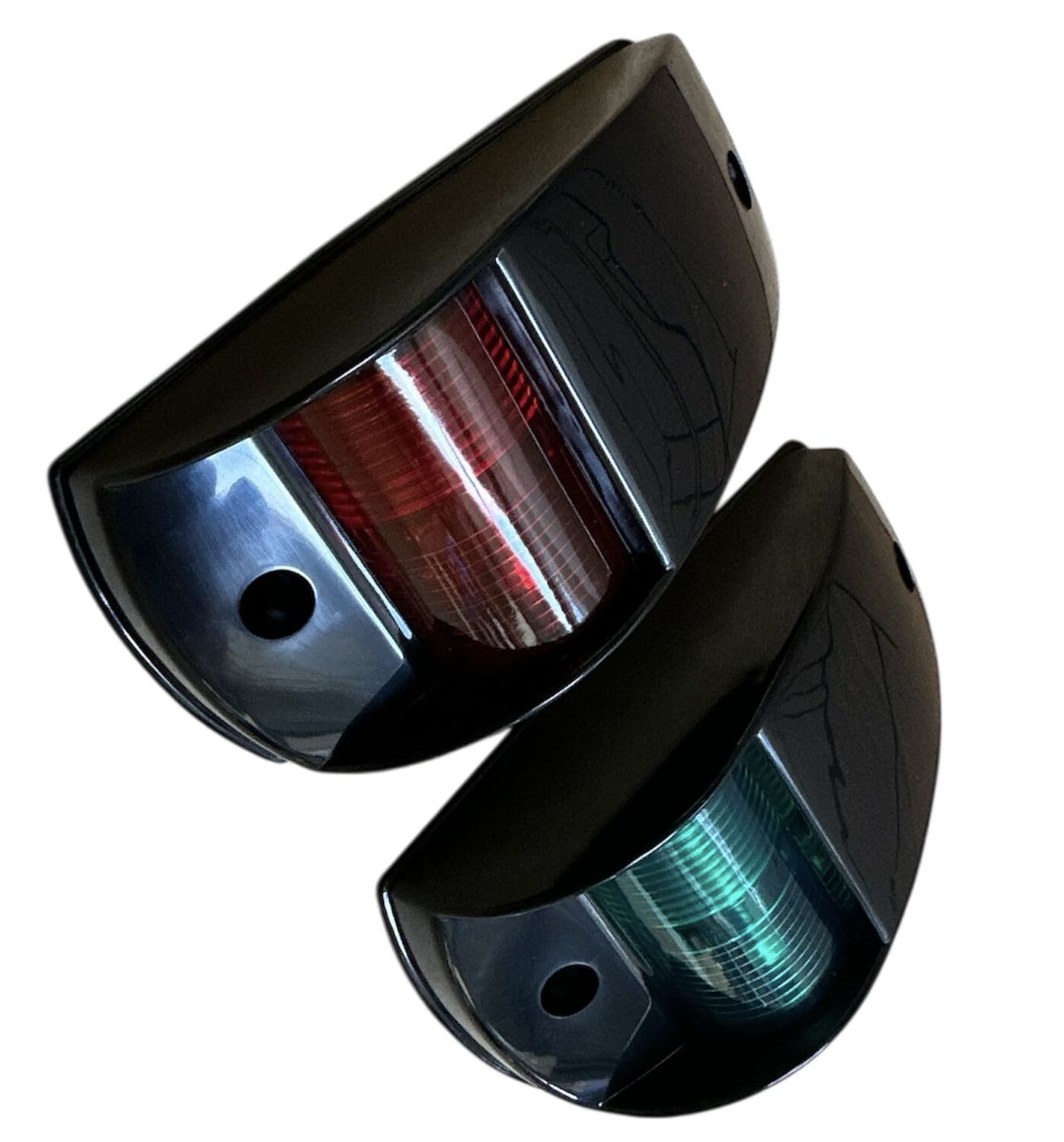 LED Navigation Lights - Side Mount Black - Image 4