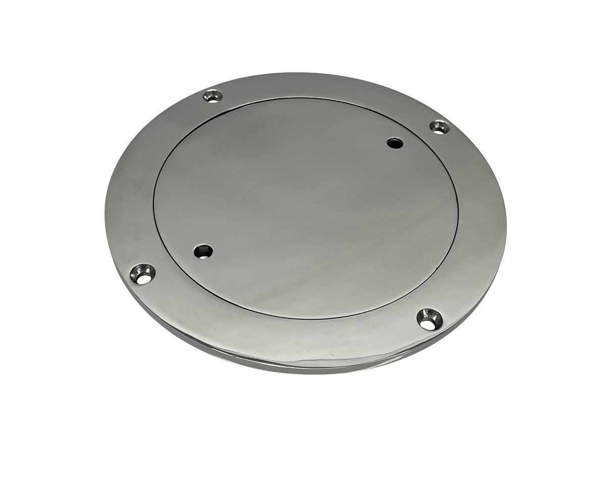 Boat Deck Plate Size 5" (126mm) - Stainless Steel