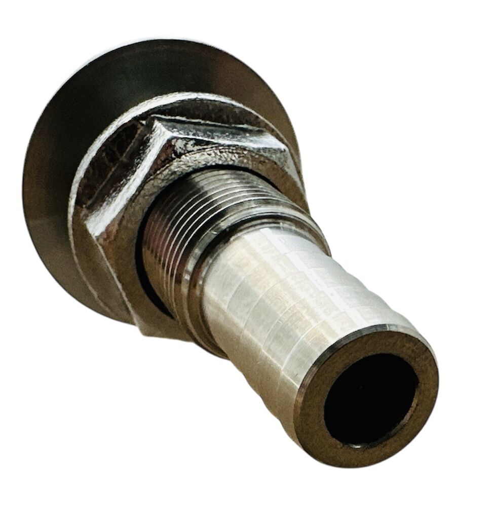 Skin Fitting - 1/2" (13mm) through Hull Outlet with Hose Connection - Image 2