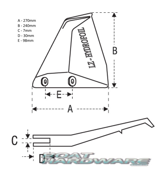 Boat Hydrofoil (LZ 50hp+) - Image 2