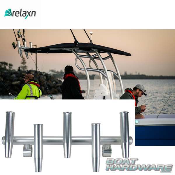 RELAXN® 5 ROD ROCKET LAUNCHER - Clamp On Anodised