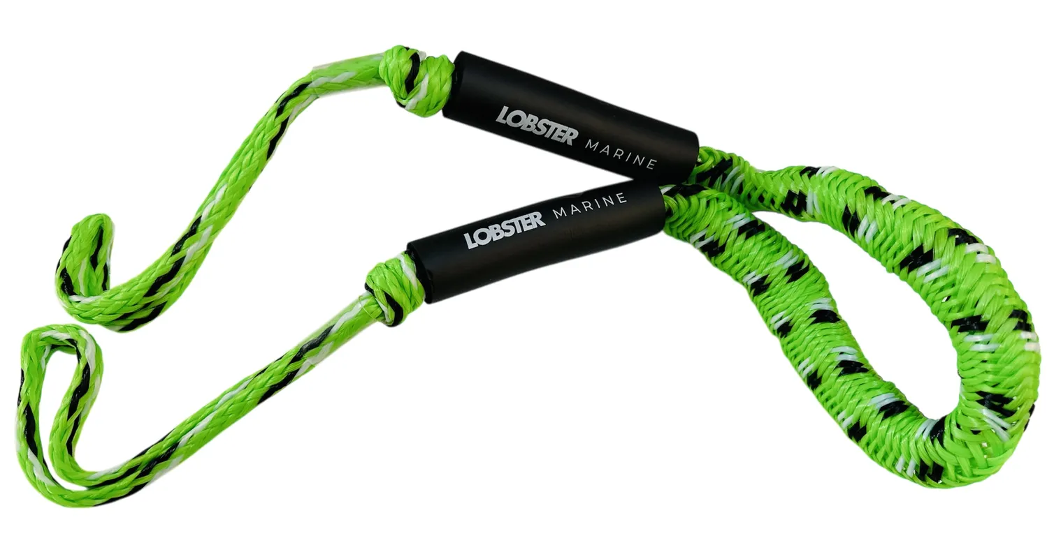2 x 4ft Bungee Mooring Dock Line - Green - Image 2
