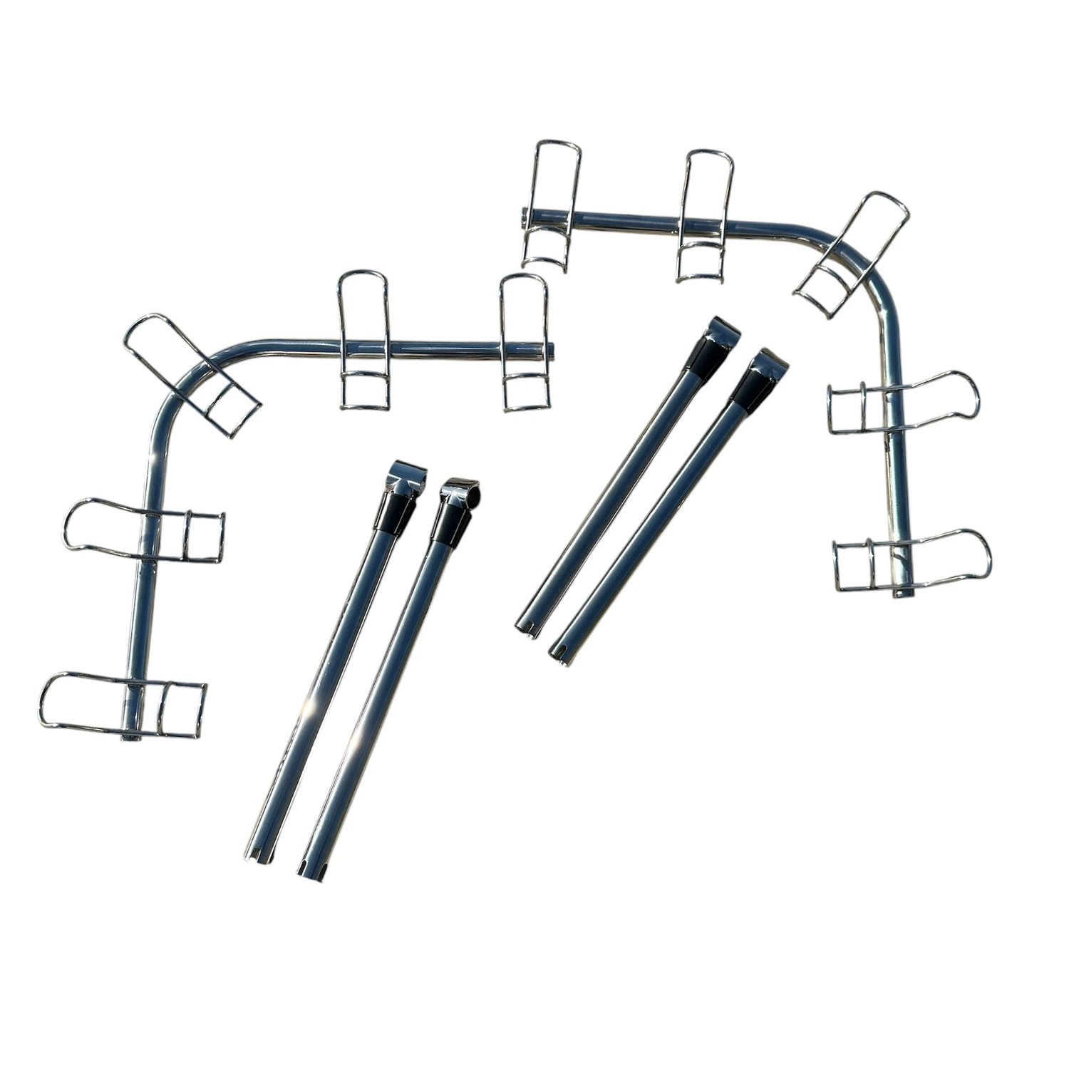 2 x 5-Way Adjustable Corner Rod Holder