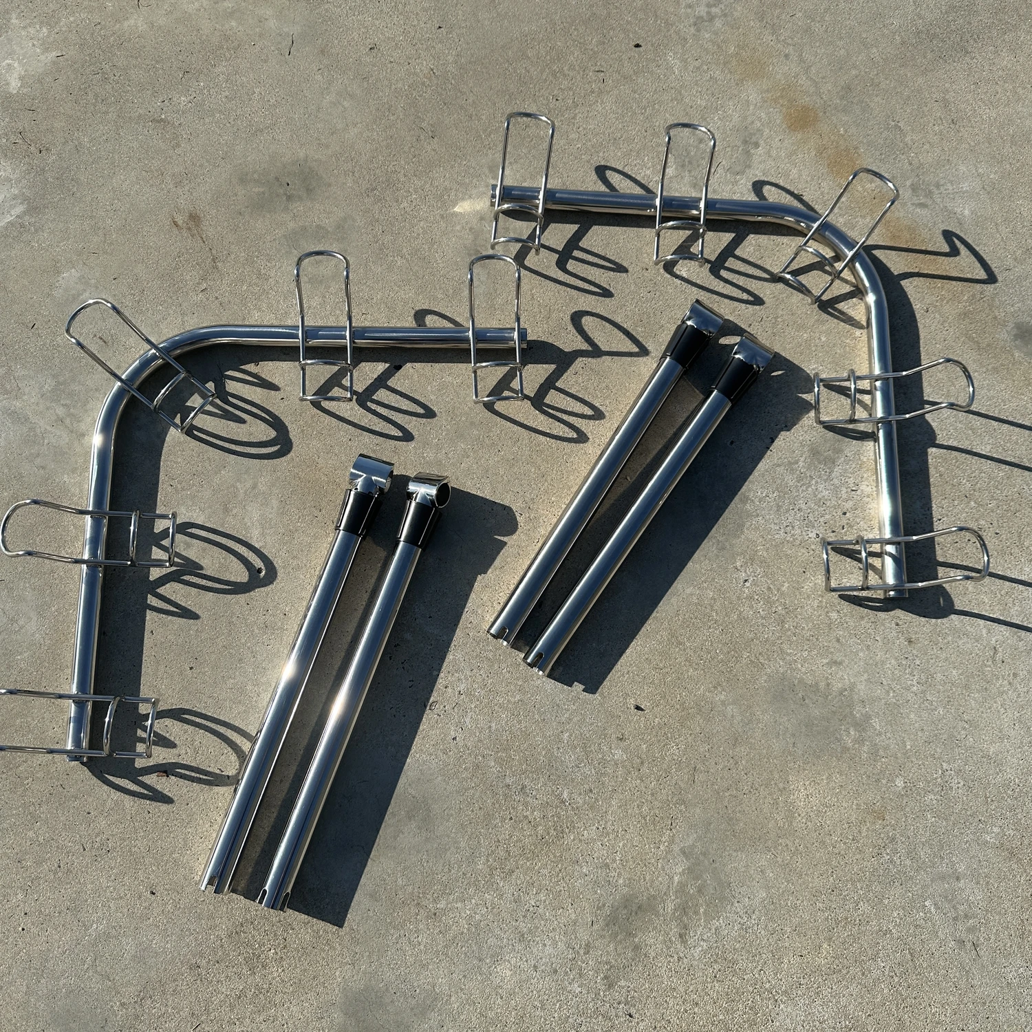 2 x 5-Way Adjustable Corner Rod Holder - Image 2