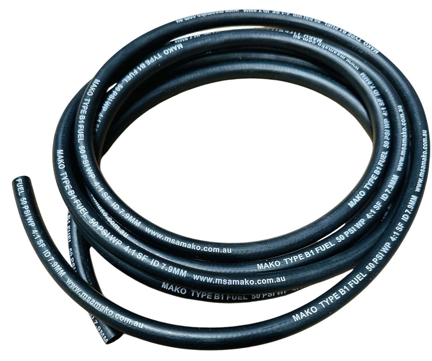4m x 7.9mm Boat Fuel Line Hose for Outboard